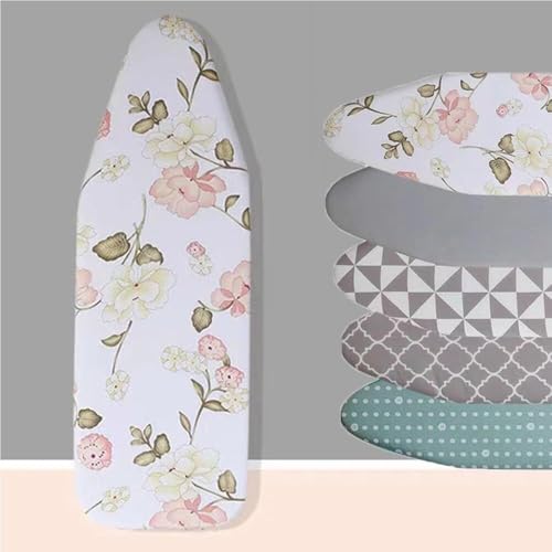 Bügelbrettbezug und -Auflage Bügelbrettbezug und -unterlage, Baumwolle, Mehrfarbig, mehrere Größen(Peony,15x45 Inch(110x40 cm)) von EBZFASO