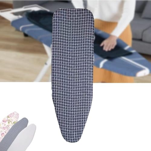 Bügelbrettbezug und -Auflage Bügelbrettbezug und -unterlage, Mehrfarbig, mehrere Größen(Blue Plaid,13x39 Inch(100x34cm)) von EBZFASO