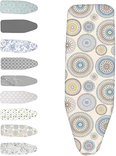 Bügelbrettbezug und -Auflage Bügelbrettbezug und -unterlage, Mehrfarbig, mehrere Größen(Desert Rose,110x35 cm (14x43inch)) von EBZFASO