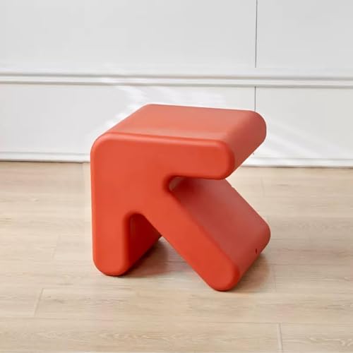 EBZFASO Beistelltisch Kunststoff Getränk Ende Tisch Akzent Seite Tisch Hocker Nachttisch Multicolor(Red) von EBZFASO