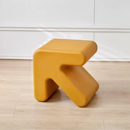 EBZFASO Beistelltisch Kunststoff Getränk Ende Tisch Akzent Seite Tisch Hocker Nachttisch Multicolor(Yellow) von EBZFASO