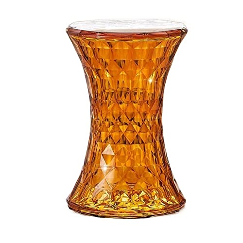 EBZFASO Beistelltisch Sanduhr-Form-Speicher-Couchtisch-Osmanischer Hocker Multicolor 12x18,3 Zoll(Yellow) von EBZFASO