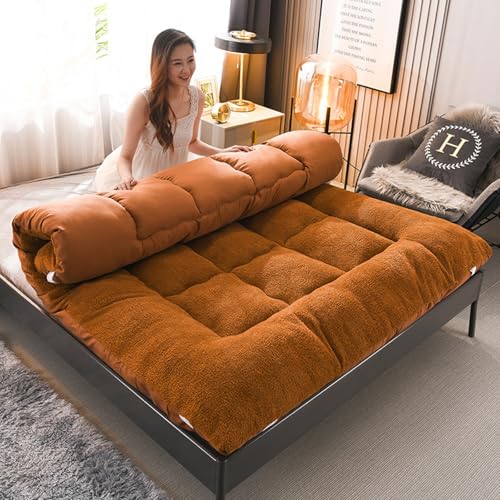 EBZFASO Bodenmatratze, Faltbare Rollmatte Faltbare Futonmatratze und Matratzenauflage in Mehreren Größen(33,150 * 200cm) von EBZFASO
