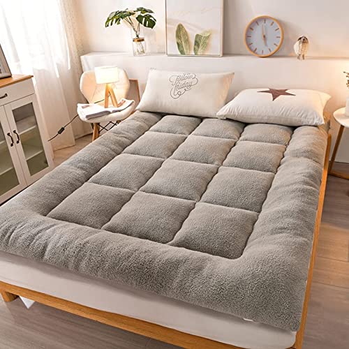 EBZFASO Bodenmatratze, Faltbare Rollmatte Futon Bodenmatratze Schlafmatte Grau Mehrere Größen(90 x 200 cm) von EBZFASO