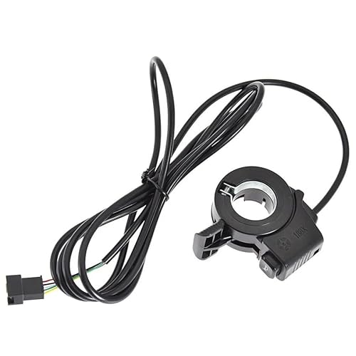 EBZFASO Daumen-Drosselklappe E-Bike Daumengashebel mit Hupe Modell 188X Größe 6,3x6,2x2,2CM for Elektrofahrzeuge von EBZFASO