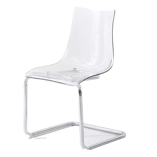 EBZFASO Esszimmer- und Küchenstühle Esszimmerstühle aus Acryl mit Rückenlehne, Mehrfarbig(Transparent Colors) von EBZFASO