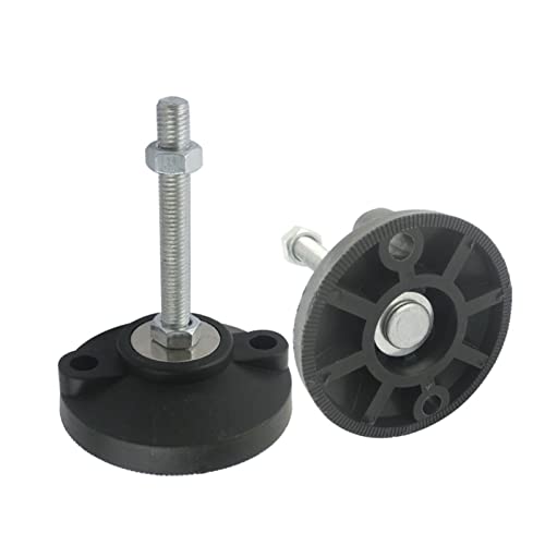 EBZFASO Möbel-Nivellierfüße Packung mit 2 verstellbaren Möbel-Nivellierfüßen mit Nylonbasis, mehrere Größen(M12x100mm) von EBZFASO