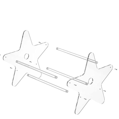 EBZFASO Plattenständer für Musikzimmer, Acryl-CD-Halter, Display-Ständer, fünfzackiger Stern, Desktop-Lagerregal EBZFASO Plattenständer für Musikzimmer, Acryl-CD-Halter, Display-Ständer, fünfzackiger Stern, Desktop-Lagerregal von EBZFASO