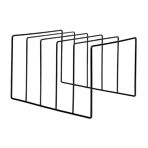 EBZFASO Plattenständer für Musikzimmer, Schallplatten- und CD-Aufbewahrungshalter aus Metalldraht for den Schreibtisch in mehreren Größen for 50 Alben(L) von EBZFASO