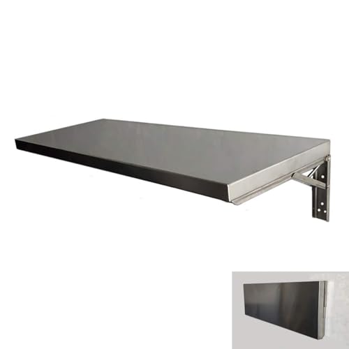 EBZFASO Schwimmender Wandklapptisch for Space Saving Laptop Computer Desk Workstation Folding Hanging Table(90 * 40cm) von EBZFASO