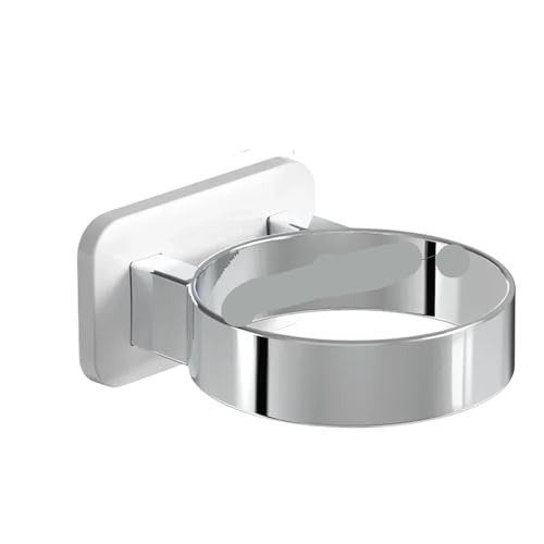 EBZFASO Universeller Haartrocknerhalter, 2er-Pack Haartrocknerhalter zur Wandmontage ohne Bohren, Mehrfarbig(Silver) von EBZFASO