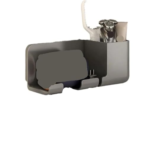 EBZFASO Universeller Haartrocknerhalter, Wandmontierter Haartrockner- und Styling-Werkzeughalter in Schwarz und Weiß(Black) von EBZFASO