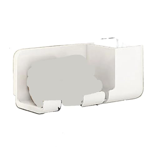 EBZFASO Universeller Haartrocknerhalter, Wandmontierter Haartrockner- und Styling-Werkzeughalter in Schwarz und Weiß(White) von EBZFASO