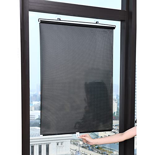 EBZFASO Verdunkelungsrollos Einziehbare Sonnenschutzrollos, Verdunkelungsrollos(45x125cm/17.7x49.2in) von EBZFASO