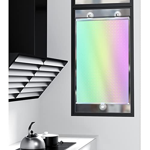 EBZFASO Verdunkelungsrollos Rollos mit Saugnapf, temporäre tragbare Sonnenschutz-Verdunkelungsrollos for Fenster(40x60cm/15.7x23.6in) von EBZFASO