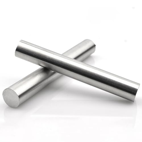 Edelstahl-Rundstangen, Metallwellen, glatte Edelst 1 Stück 304 Edelstahlstangen Rundstab 18x200mm von EBZFASO