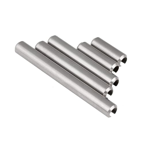 Elastischer zylindrischer Stift mit Schlitz, 10 STÜCKE 304 Edelstahl Zylindrischer elastischer Stift(10mm,M2.5) von EBZFASO