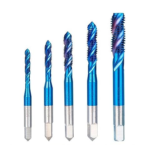 Gewindebohrer HSS Spiralnut M2-M18 Metrischer Gewindebohrer Handwerkzeug(M2x0.4) von EBZFASO