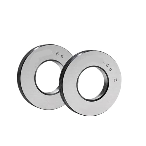 Gewindelehrdorn Metrischer Feingewinde-Ringlehrensatz M54-M60 6g Rechtshänder Go/No-Go-Lehre(X 0.75,M54-6g T Z) von EBZFASO