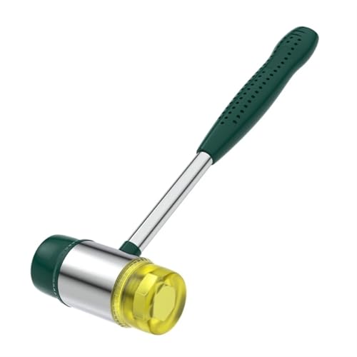 Gummihammer Doppelseitiger Schlägelkopf, Gummihammer Hammer Fliesenboden Installation Edelstahl Mehrere Größen(40mm) von EBZFASO