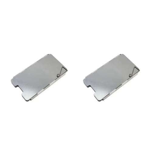 Kaminofen-Windschutzbleche Camp Herd Windschutzscheibe Faltbare 9 Platten Aluminium Legierung Outdoor Camping(9 Plates-2pcs) von EBZFASO