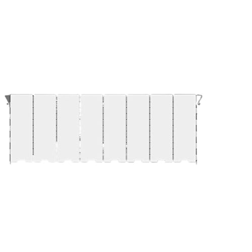 Kaminofen-Windschutzbleche Faltbarer Aluminium-Windschutz for Campingkocher, silberfarben, mehrere Größen(Windshield B) von EBZFASO