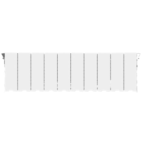 Kaminofen-Windschutzbleche Faltbarer Aluminium-Windschutz for Campingkocher, silberfarben, mehrere Größen(Windshield C) von EBZFASO