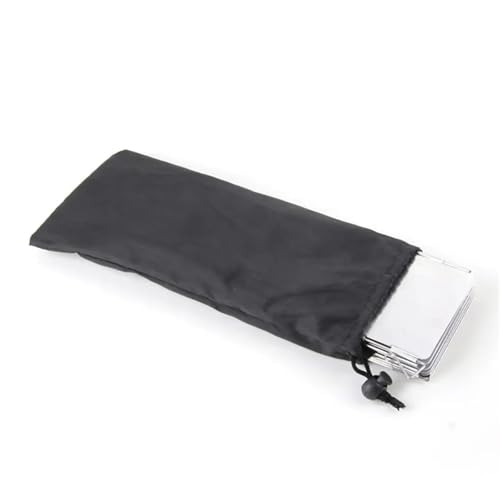 Kaminofen-Windschutzbleche Windschutzscheibe for Campingkocher, Aluminiumlegierung, Silber, 9 oder 10 Platten, mit Tasche(9 Plates Mini) von EBZFASO