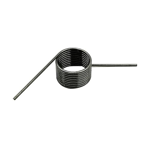 Kleine Torsionsfeder Torsionsfeder aus 65-Mn-Stahl, 1,0 mm Drahtdurchmesser, 60/90/120/180-Grad-Winkel, 2er-Pack, mehrere Größen(5MM(2PCS)-1.0MM(90 D),6mm) von EBZFASO