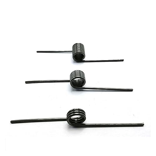 Kleine Torsionsfeder V-Spring Haarnadel-Torsionsfeder, 1,2 mm Drahtdurchmesser, 60 – 180 Grad, 10 Stück(6.0mm-1.2mm,6 laps 60 degrees) von EBZFASO