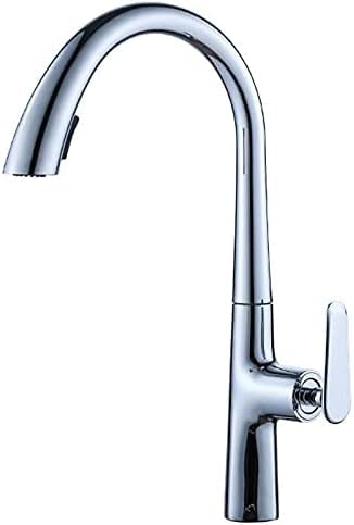 Küchenarmatur Bar Bauernhaus Küche Wasserhahn Rotierenden Pull Out Frühling Einzigen Griff Mischer(Chrome) von EBZFASO