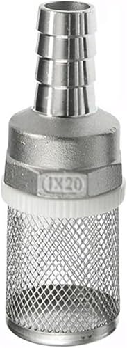 Pipeline-Filter Edelstahl Saugschlauchfilter for Hochdruckreiniger Gartenbewässerung Mehrere Größen(20mm) von EBZFASO