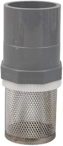 Pipeline-Filter Wasserpumpenfilter for Hochdruckreiniger, PVC-Saugrohrfilter, Gartenbewässerung, Aquarium-Pipeline-Filter, Mehrfarbig, mehrere Größen(Grijs,Inside Diameter 32mm) von EBZFASO