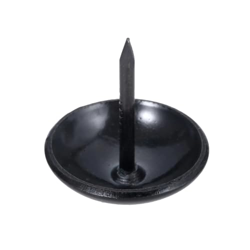Polstermöbel-Nägel Möbelpolsternägel, Rundkopf, Metall, 90 Stück, Schwarz, mehrere Größen(7x17mm) von EBZFASO