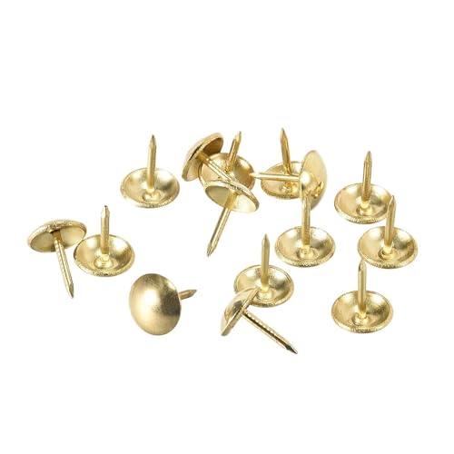 Polstermöbel-Nägel Polsternägel, goldfarben, mehrere Größen, 50 Stück, for Möbel(6mm x 10mm) von EBZFASO