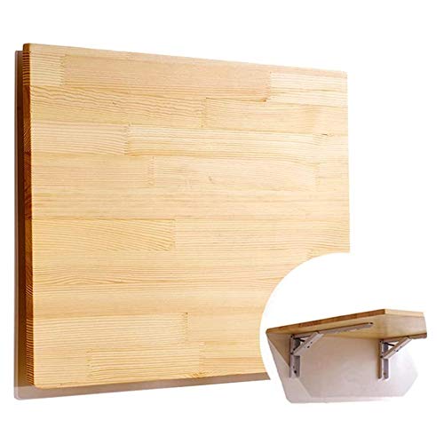 Schwimmender Wandklapptisch An der Wand montierter, klappbarer Esstisch aus Holz, stabile Küchenwerkbank/Laptop-Schreibtisch, platzsparender Wandtisch(50 * 40cm/20 * 16in) von EBZFASO