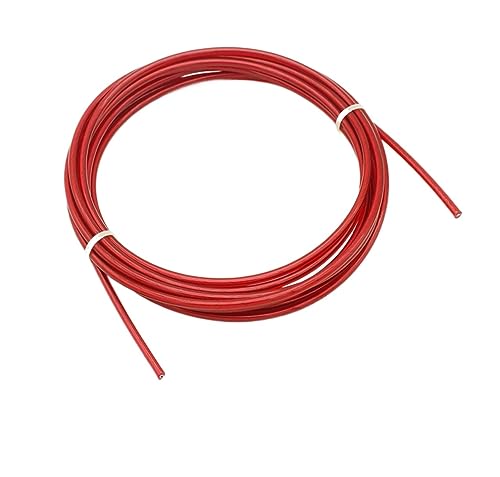 Stahlseil PVC-beschichtetes Drahtseilkabel aus Edelstahl 304, mehrfarbig, mehrere Größen(Red,50 METERS-1.5MM) von EBZFASO