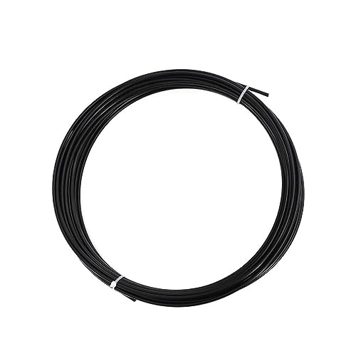 Stahlseil Schwarzes PVC-beschichtetes Drahtseil aus Edelstahl 304 for Wäscheleine, 0,8–6 mm, 5 oder 10 Meter(10 Meters,6mm) von EBZFASO