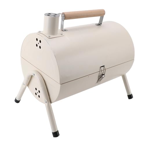 Tragbarer Grill Doppelseitiger Holzkohlegrill for den Außenbereich, Grillofen aus Metall mit hoher Temperaturbeständigkeit, sicher und langlebig von EBZFASO