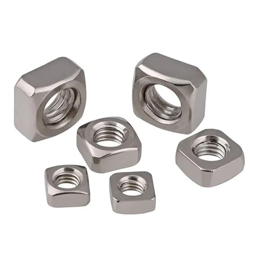 Vierkantmuttern Vierkantmuttern M3-M12 aus Edelstahl A2-70 316(M8-20pcs) von EBZFASO