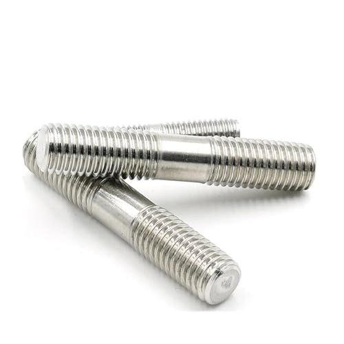 Vollgewindestange, lange Gewindeschraube Edelstahl Doppel Ende Gewinde Stud Rod Bolt Dental M5 M6 M8 Pack Von Mehreren(M5x100 (300pcs)) von EBZFASO