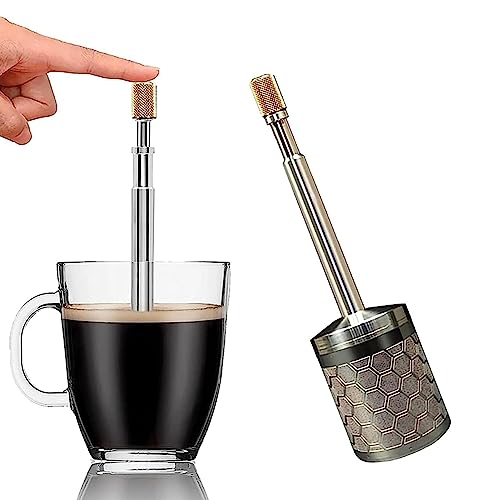 Französische Kaffee Und Teepresse, Edelstahl-Presstyp-Kaffee-Ei, Tragbare Kaffee Maschine, Waben-Sechskant-Teepresse, Filterkaffeemaschine Für Reisen, Ausflüge, Camping, Arbeit Französische Kaffee Und Teepresse, Edelstahl-Presstyp-Kaffee-Ei, Tragbare Kaffee Maschine, Waben-Sechskant-Teepresse, Filterkaffeemaschine Für Reisen, Ausflüge, Camping, Arbeit von EBbels