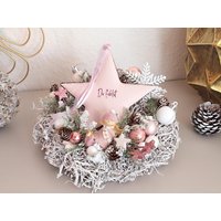 Bezaubernder Grabkranz-Naturkranz-Grabschmuck-Adventskranz-Wintergesteck-Grabgesteck Kinder-Kindergrab-sternenkind-Advent-Allerheiligen-Deko von EBmomente