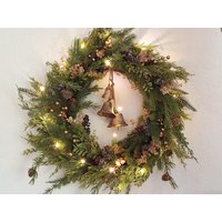 Türkranz Xl 50 cm Mit Led-Adventskranz-Adventsdeko-Wanddeko-Deko Advent-Winterdeko-Kranz-Weihnachtsdeko-Christmas-Türdeko-Türschmuck-Advent Türkranz Xl 50 cm Mit Led-Adventskranz-Adventsdeko-Wanddeko-Deko Advent-Winterdeko-Kranz-Weihnachtsdeko-Christmas-Türdeko-Türschmuck-Advent von EBmomente