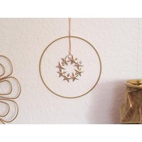 sternenglanz Gold-Fensterdeko Hängend-Adventskranz-Adventsdeko-Wanddeko-Deko Advent-Winterdeko-Weihnachtsdeko-Christmas-Türdeko-Metallring sternenglanz Gold-Fensterdeko Hängend-Adventskranz-Adventsdeko-Wanddeko-Deko Advent-Winterdeko-Weihnachtsdeko-Christmas-Türdeko-Metallring von EBmomente