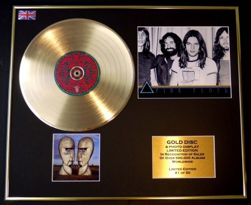 EC PINK Floyd/Goldene Schallplatte/Record & Foto-Darstellung/Limitierte Edition/COA/Division Bell von EC