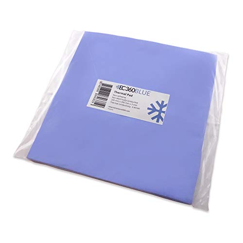 EC360® Blue 5W/mK Wärmeleitpad (200 x 200 x 3,0 mm) von EC360