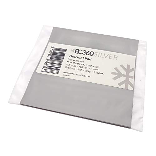 EC360® Silver 12W/mK Wärmeleitpad (100 x 100 x 1,0 mm) von EC360
