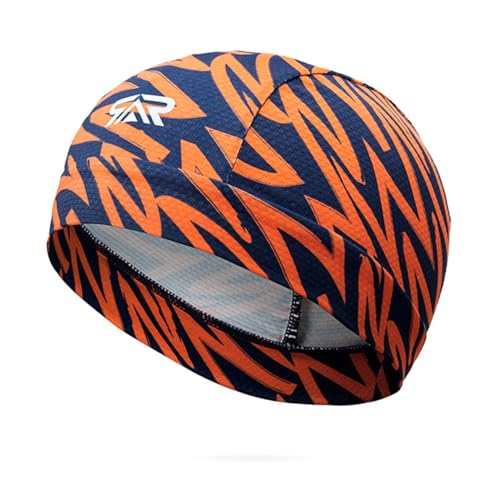 ECBLI Sweat-Absorbing Sports Cap Cooling Skull Comfort Breathable Outdoor Hat for Men Women(Flame) von ECBLI