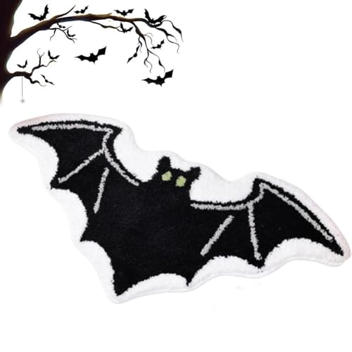 ECBLI Unwillkommene Fledermaus-Fußmatte, Halloween-Fußmatte Gothic(#7) von ECBLI